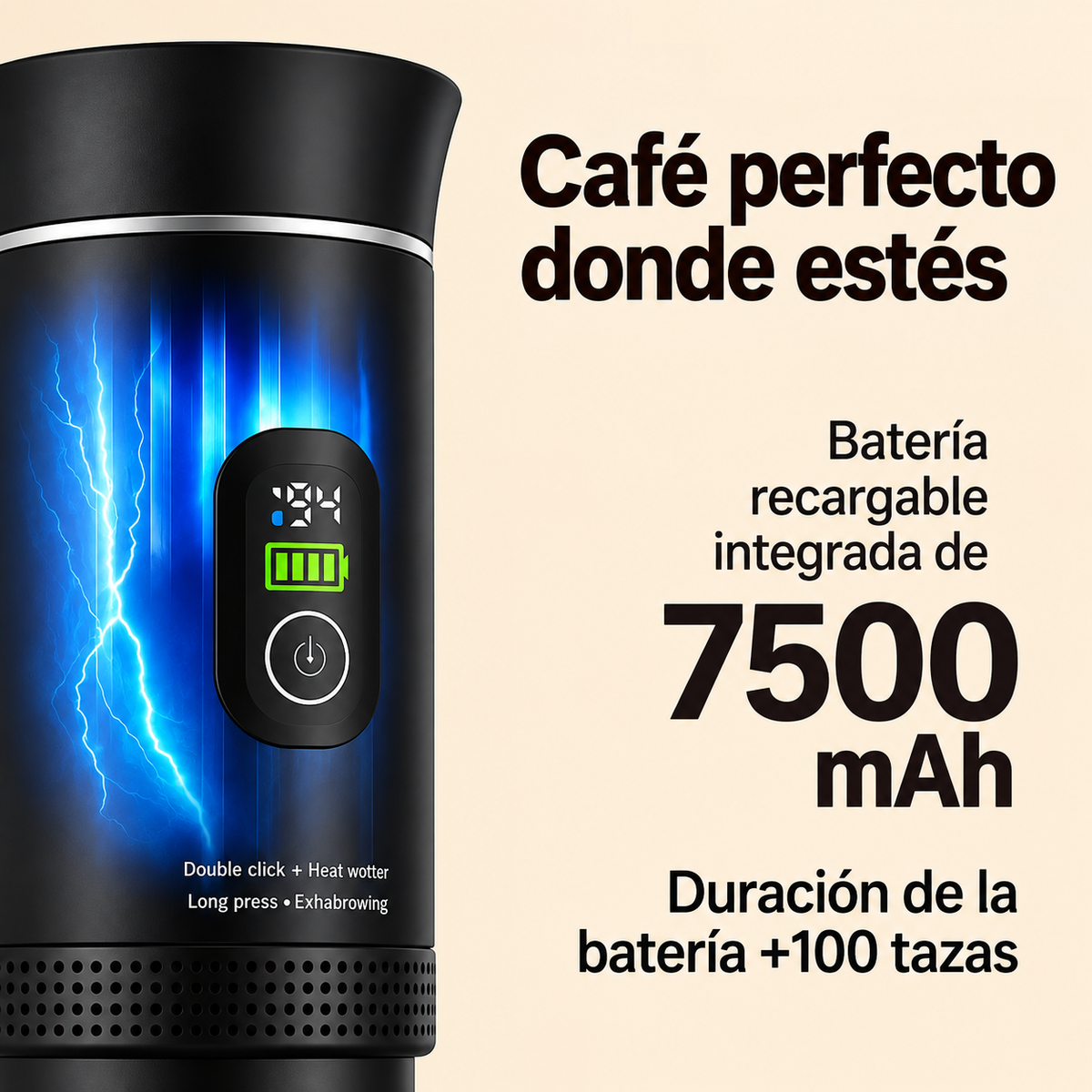 Cafetera portátil inteligente 3 en 1