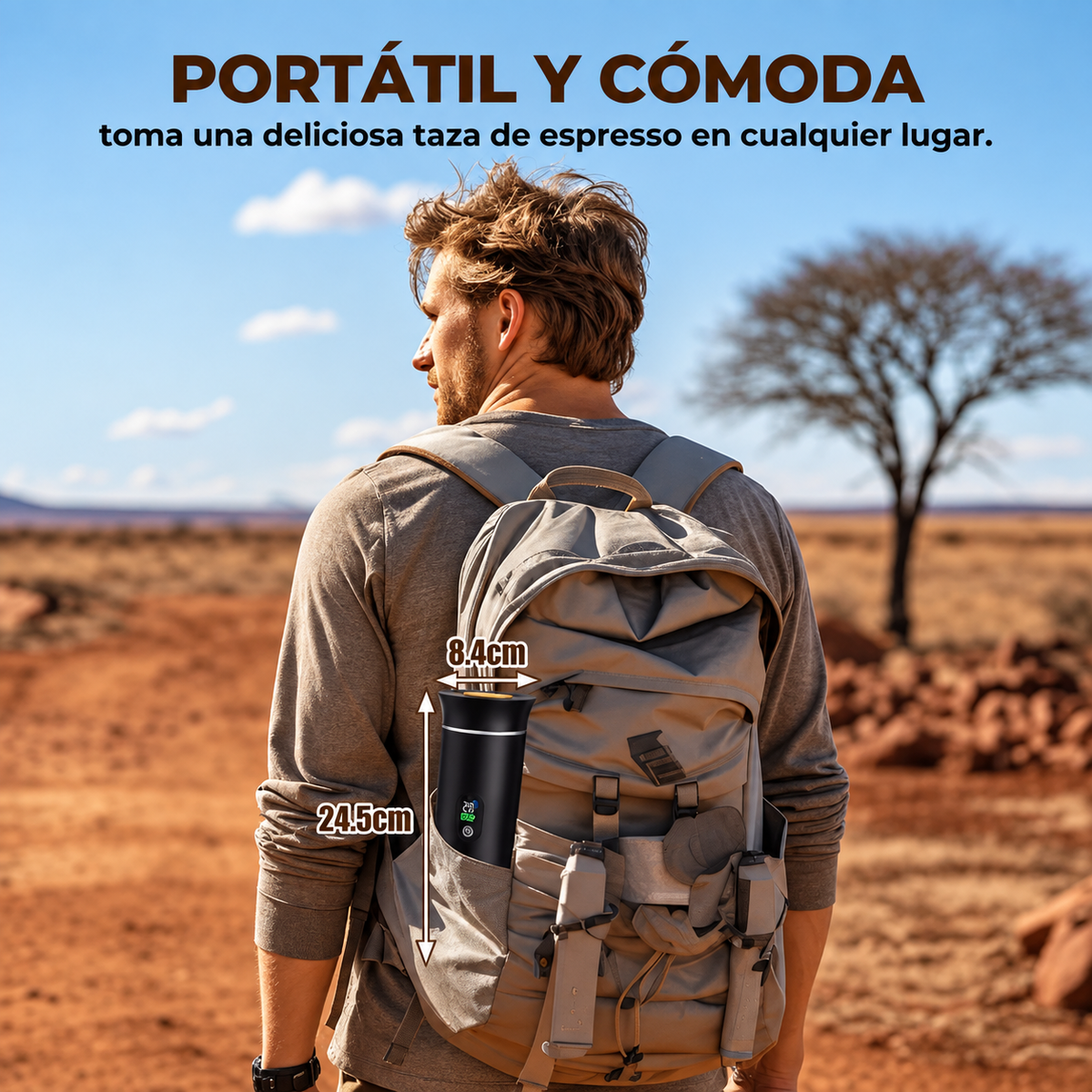 Cafetera portátil inteligente 3 en 1