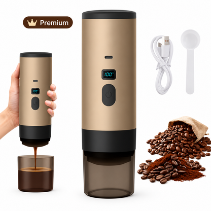 Cafetera portátil inteligente 3 en 1
